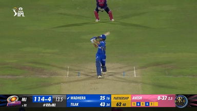 M38: RR vs MI – Nehal Wadera Six