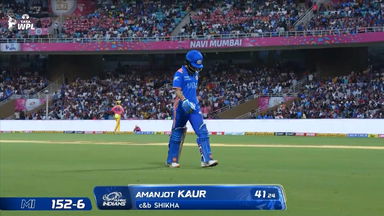 Wicket: Match 10, UP Warriorz vs Mumbai Indians, WPL 2026: Amanjot Kaur Wicket