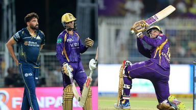 25 off the over! Raghuvanshi shows his full range vs Siraj