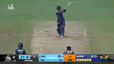 M51: GT vs LSG –  Wriddhiman Saha  Six