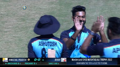 Syed Mushtaq Ali Trophy 2022: Abhijeet Saket's first-ball strike for Bihar