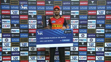 M52: RCB vs SRH  – CRED Power Player of the Match – Siddarth Kaul