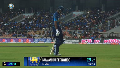 IND vs SL 2023, 3RD ODI: Nuwanidu Fernando  Wicket