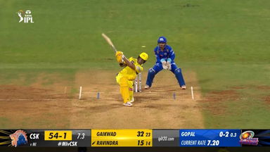 M29: MI vs CSK – Rachin Ravindra Six