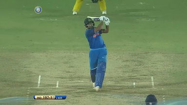 IND vs AUS 2017, 5th ODI: Rohit Sharma Six