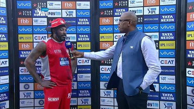 M48: KXIP vs RCB – Chris Gayle Interview