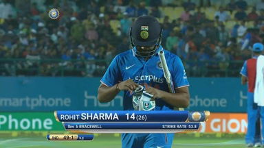 IND vs NZ 2016, 1st ODI: Rohit Sharma  Wicket