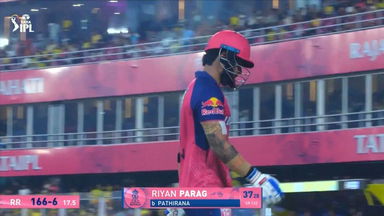 IPL 2025 M11: RR vs CSK - Riyan Parag Wicket
