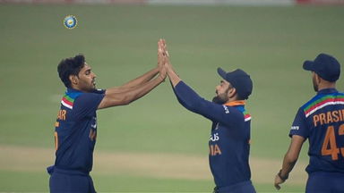 Brilliant Bhuvi's economical 3-wicket haul