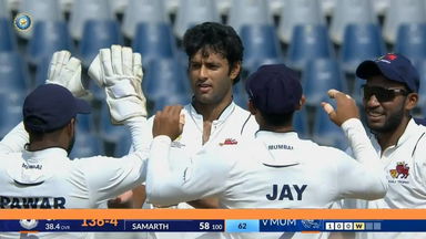 Ranji Trophy 2023/24, Mumbai vs Uttar Pradesh: Uttar Pradesh 1st Innings Fall of Wickets