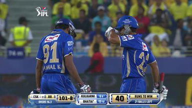 M10: RR vs CSK –  Rajat Bhatia Six
