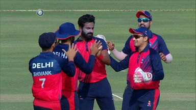 Vijay Hazare Trophy 2020-21, Delhi vs Maharashtra: Fall of wickets