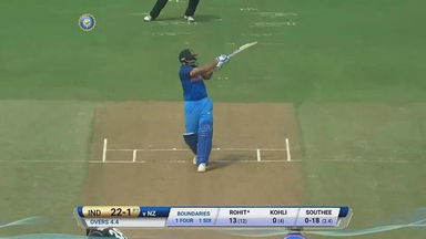 IND vs NZ 2017, 1st ODI: Rohit Sharma Six