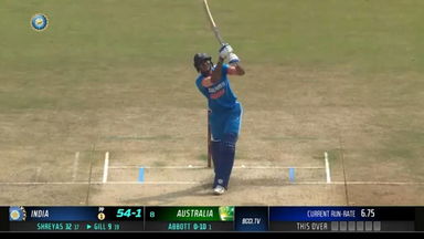 IND vs AUS 2023-24, 2ND ODI: Shubman Gill Six
