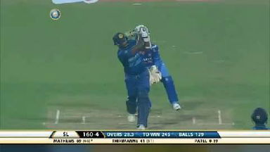 4TH ODI: IND vs SL – Angelo Mathews Six