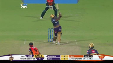 M02: KKR vs SRH – Andre Russell Six