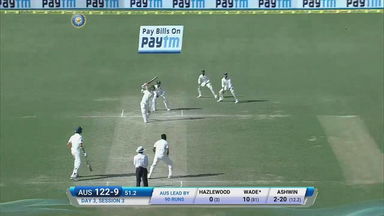IND vs AUS 2017 - 4th Test day 3: Matthew Wade six