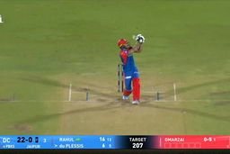 IPL 2025 M66: PBKS vs DC - Faf Du Plessis Six