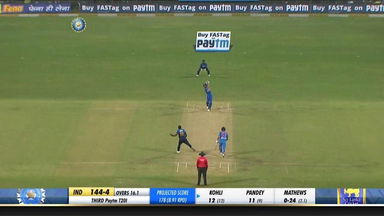 IND vs SL 2020, 3rd T20I: Virat Kohli Six