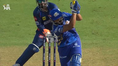 IPL 2025 M45: MI vs LSG - Naman Dhir Six