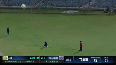 Syed Mushtaq Ali Trophy 2022: T Ravi Teja's match-winning 4-20
