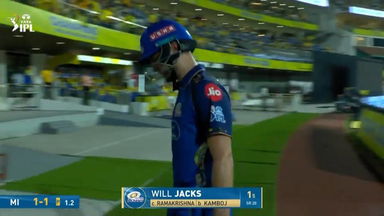 IPL 2026 M44: CSK vs MI - Will Jacks Wicket