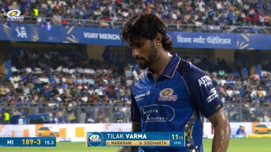 IPL 2026 M47: MI vs LSG - Tilak Varma Wicket
