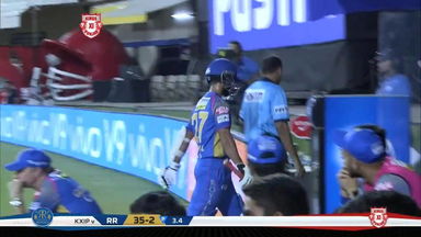 M38: KXIP vs RR – Ajinkya Rahane Wicket