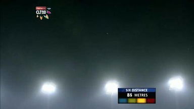 M7: T&T vs SRH –  Thisara Perera Six