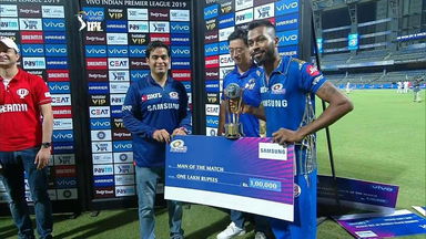 M56: MI vs KKR – Man of the Match – Hardik Pandya