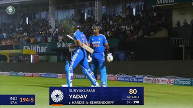 IND vs AUS 2023-24, 1ST T20I: Suryakumar Yadav Wicket