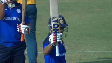 Vijay Hazare Trophy 2022 Final: Harvik Desai's 50-run opening act