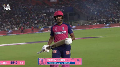 IPL 2025 M23: GT vs RR - Dhruv Jurel Wicket