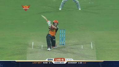 M19: SRH vs KXIP – David Warner Six