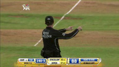 M59: KXIP vs CSK – Brendon McCullum Wicket