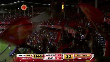 M24: RCB vs SRH–  AB de Villiers Six
