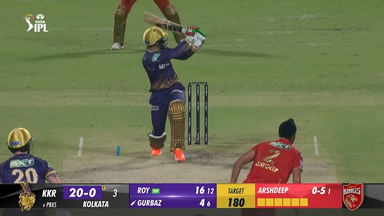 M53: KKR vs PBKS – Rahmanullah Gurbaz Six