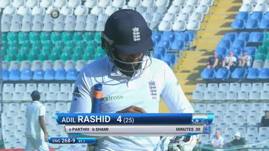 IND vs ENG 2016 - 3rd Test, day 2 : Adil Rashid Wicket