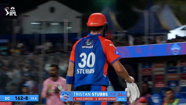 IPL 2025 M46: DC vs RCB - Tristan Stubbs Wicket