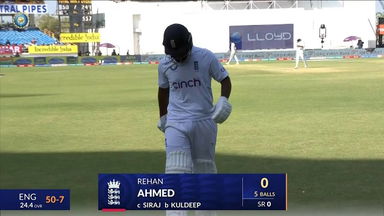 IND vs ENG 2024, 3RD Test: Rehan Ahmed Wicket