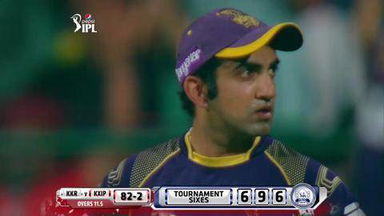 M60: KKR vs KXIP – Wriddhiman Saha Six