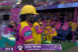 Wicket: Match 10, UP Warriorz vs Mumbai Indians, WPL 2026: Chloe Tryon Wicket