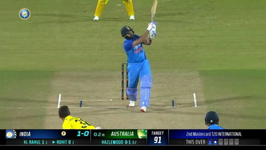 IND vs AUS 2022, 2ND T20I: Rohit Sharma  Six