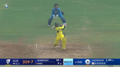 IND-W vs AUS-W 2023-24, 3rd ODI: Alana King Six