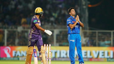 Bowled behind the legs! Anshul's peach to Shreyas