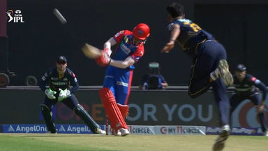 IPL 2025 M35: GT vs DC - Abishek Porel Six