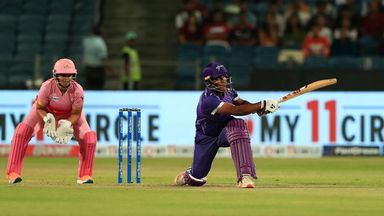 Cracking start on debut - KP Navgire gets off the mark with a massive SIX