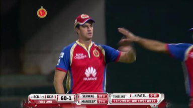 M31: RCB vs KXIP –  Mandeep Singh Wicket