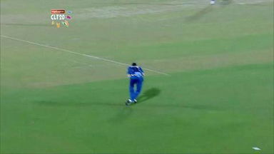 M1: RR vs MI –  Rahul Dravid c Pollard b Coulter-Nile
