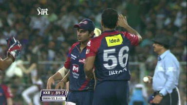 Match 2 KKR vs DD – Bhatia’s Wicket